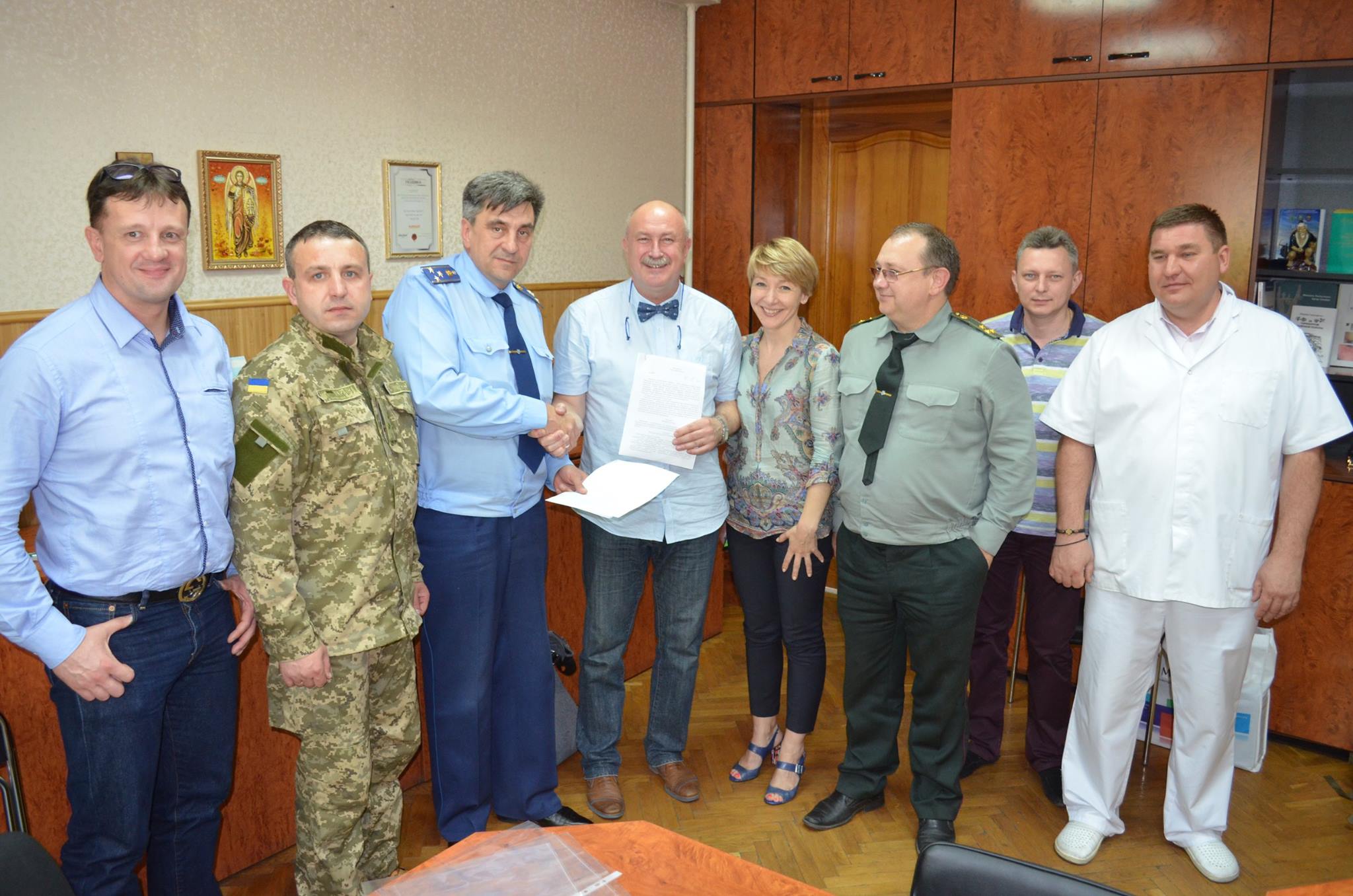 Меморандум про співпрацю між Військово-медичним департаментом МОУ та Українською асоціацією стоматологів